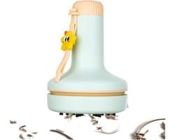 Bureau Stofzuiger - Mini Stofzuiger - Werkplek Schoonhouden - Adaptieve Zuigkracht - 12 cm Hoog - Paars