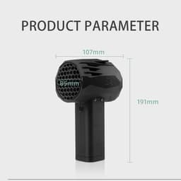 Handstofzuiger - Kruimelzuiger - Auto Interieur - Borstelloze Motor - 400 Gram - Grijs — thumbnail 3