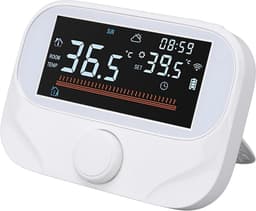 Slimme Ketelthermostaat - Programmeerbare Thermostaat - Energie Besparen - WiFi en RF Bediening - 118x86x24mm - Wit — thumbnail 1