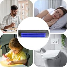 Stille Staande Ventilator - Geruisloze Koeler - Binnen Koelen - Vleugelloos Mechanisme - 312 cm - Grijs — thumbnail 4