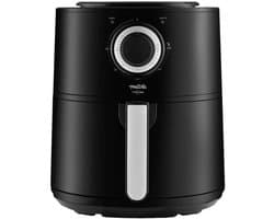 Airfryer - Heteluchtfriteuse - Gezond Koken - Zonder Olie - 4 Liter - Zilver Zwart