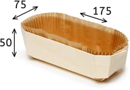 Omgoods - Set van 10 Houten Bakpannen - Ideaal voor de Oven en Magnetron — thumbnail 2