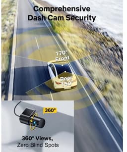 GKU D700 4K Dashcam Dual: Voor- en Achtercamera met Touchscreen, GPS & 64GB SD — thumbnail 2