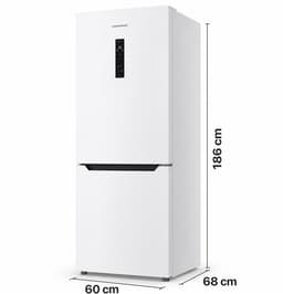 Heinner HCNF-HM400DINVE++ Koel-vriescombinatie – 400 L – No Frost – Dual Inverter Technologie – Energieklasse E – Touchbediening met LED-display – Super Freeze – Holiday-functie – Open-deur Alarm – Kinderslot – Wit – 5 Jaar Garantie — thumbnail 4