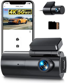 NIVA® Dashcam - 4K - Dashcam voor En Achter - Dashcam voor Auto - Zwart - 4cm x 6cm x 3cm — thumbnail 1