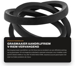 Dailygoods- Aandrijfriem V-riem vervangend onderdeel - Binnenomtrek — thumbnail 2