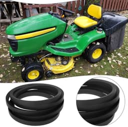 Dailygoods- Aandrijfriem Rubber - Compatibel met John Deere LT150/LT160/LT170/LT180 - Slijtvast - Hoge temperatuur weerstand - 1 stuk - Zwart - Grasmaaier Riem — thumbnail 5