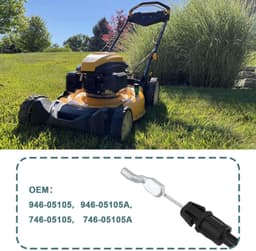 Dailygoods - 2 stuks Koppelingskabel voor Grasmaaier 69 inch Compatibel met Cub Cadet SC300HW — thumbnail 2