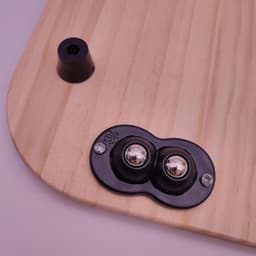 Mixer Schuifmat - Keukenapparaat Mat - Moeiteloos Verplaatsen - Stevig Hout Materiaal - 40 x 30 cm - Houtkleur — thumbnail 5