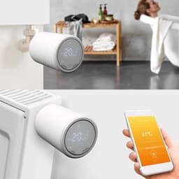 Radiator Aandrijving - Thermostaat Klep - Temperatuur Regelen - App Bediening - 1 stuk - Wit — thumbnail 4