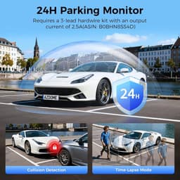 Auto Camera - Dashcam Set - Veilige Rit - 4K Voor Achter - 64GB Inbegrepen - Zwart — thumbnail 3