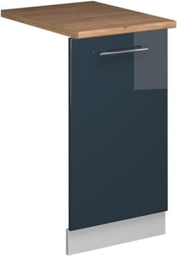 Vaatwasserpaneel - Keukenfront - Keuken Opknappen - Hoogglans Afwerking - 45 cm Breed - Donkerblauw — thumbnail 1