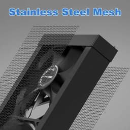 Uitschuifbare Raamventilator - Verstelbare Ventilator - Lucht Verversen - Stille Werking - 5 cm Uitschuifbaar - Aluminiumkleur — thumbnail 2