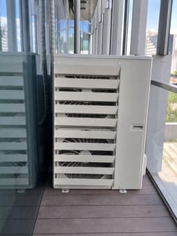 Airco Windgeleider - Luchtstroom Omleider - Comfort Buiten - 75° Hoek Ontwerp - 65x65cm - Zwart — thumbnail 4