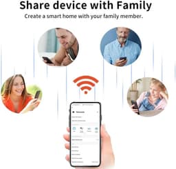 Zigbee Thermostaat - Slimme Thermostaat - Energie Besparen - Programmeerbaar met App - 120x120x100mm - Zwart — thumbnail 5