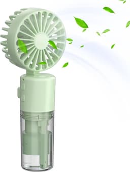 Water mistventilator - Draagbare koeler - Buiten verkoeling - Opvouwbaar design - 172H cm - Groen — thumbnail 1