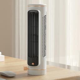 Persoonlijke Air Cooler - Mini Ventilator - Persoonlijke Koelte - Stille Werking 20dB - 11 cm Hoogte - Wit — thumbnail 2