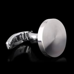 Koffie Sabotage - Espresso Pers - Dagelijks Brouwen - Ergonomische S-Vorm - 51Mm Diameter - Zilver — thumbnail 2