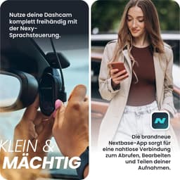 SnelShoppen - Compacte QHD Dashcam Auto 2K met 32GB SD-kaart | Parkeerbewaking, Loop-opname en App-bediening | 1440p Resolutie — thumbnail 4