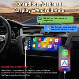 Cestovet 1DIN CARPLAY Autoradio met DAB+ - 6.36 inch scherm - met Draadloze Carplay & Android Auto DAB+ - BT 5.2 - USB/USB-C + Achteruitrijcamera — thumbnail 5