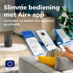 Philips PureProtect 700 Series, Luchtreiniger - CADR 180 m3/u, Ruimtes tot 75 m2, 3 Laags HEPA Filtratie, Air+ App, Ultrastil, Sfeerverlichting - Donkergrijs, AC0721/13 — thumbnail 5
