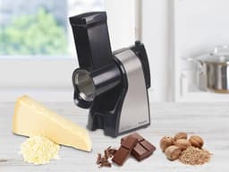 Elektrische Groentesnijder en Rasp - Keukenrasp Julienne Snijder - Ingrediënten Voorbereiden - 3 Roestvrijstalen Kegels - 16 Kilogram — thumbnail 2