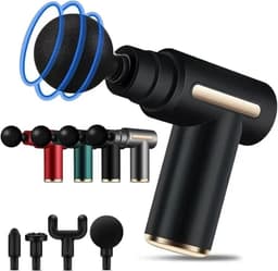 Massagepistool - Fascia Gun Spierontspanning - Spierherstel - Slim Mini Vibrerend - 1 x 1 x 1 cm - Zwart — thumbnail 5