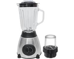 Keukenmixer Keukenmachine - Multifunctionele Blender - Maaltijden Bereiden - Dubbel Gebruik - 1.5 Liter - Zwart