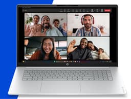 HP OmniBook 3 17-dp0050ndx AMD Ryzen™ 5 7520U Laptop 43,9 cm (17.3") Full HD 8 GB LPDDR5-SDRAM 512 GB SSD Wi-Fi 6 (802.11ax) Windows 11 Home Grijs, Zilver QWERTY — thumbnail 4