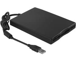 Externe Floppy Drive - USB Lezer - Oude Disks Lezen - Geen Extra Drivers - 3.5 Inch - Zwart