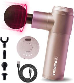 PISOOKA X2 Mini Massage Gun, Percussion Massage Gun, Deep Weave, Lightweight, Portable Long Battery Life, Massager for - ShopVlot — thumbnail 1