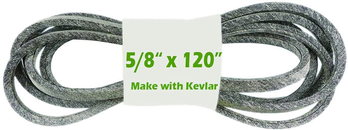 Grasmaaier snijdeken riem 5/8 inch x 120 inch - Kevlar versterkt - Geschikt voor diverse modellen - ShopVlot — afbeelding 1
