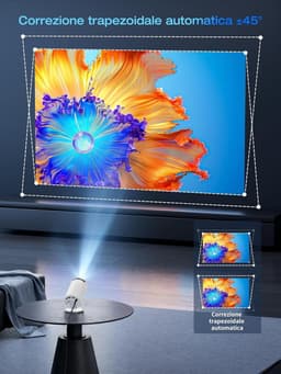 Mini Projector - Draagbaar - 20.000 Lumen - 4K Ondersteuning - Voor Thuis en Onderweg — thumbnail 5