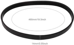 Grasmaaier Aandrijfriem 14mm - Rubber - Sluitlus - Duurzaam vervangend onderdeel - ShopVlot — thumbnail 3