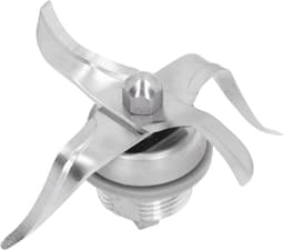 SnelShoppen - Mixing Knife RVS Mes met 3 Ringen en Afsluiting voor Voedselprocessor Thermomix 3300 Vervangaccessoire — thumbnail 1