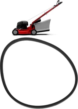 SnelShoppen - Grasmaaier V-snaar SA36192 - Buitenomtrek 698 mm, Binnenomtrek 660 mm, Breedte 9,5 mm - Compatibel met Sabo 43 Vario 43 Vario E - Tuinac — thumbnail 2