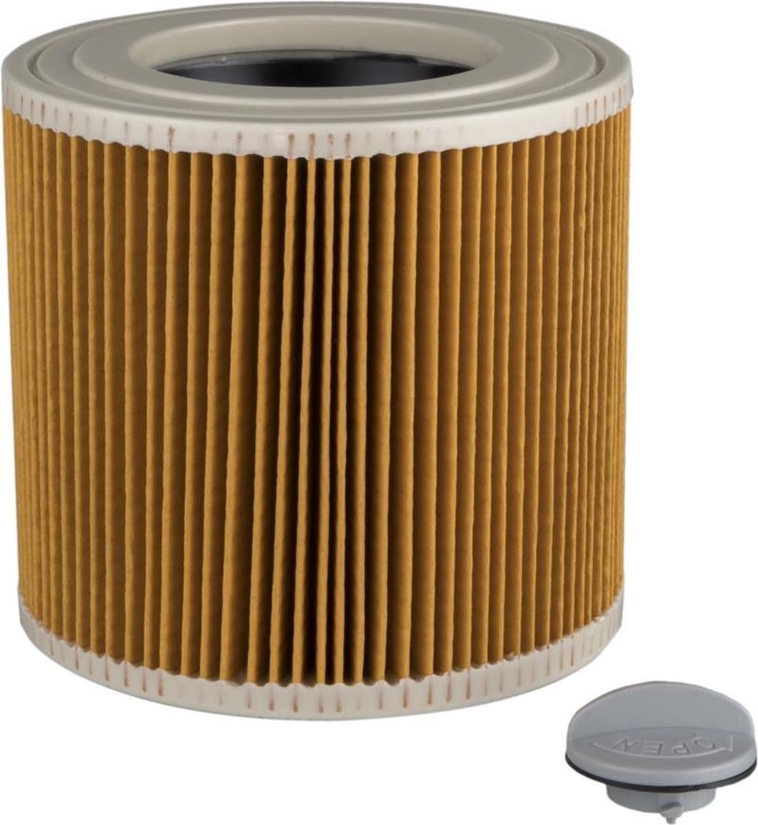SQOON® Patroonfilter geschikt voor Karcher / Kärcher WD1, WD2, WD3 cilinder model - Model 6.414-552.0 — afbeelding 1