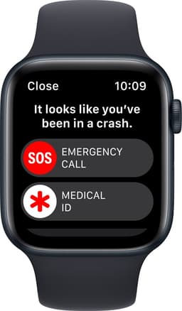 Apple Watch SE 2022 - Smartwatch heren en dames - 44 mm - Middernacht Aluminium — thumbnail 5