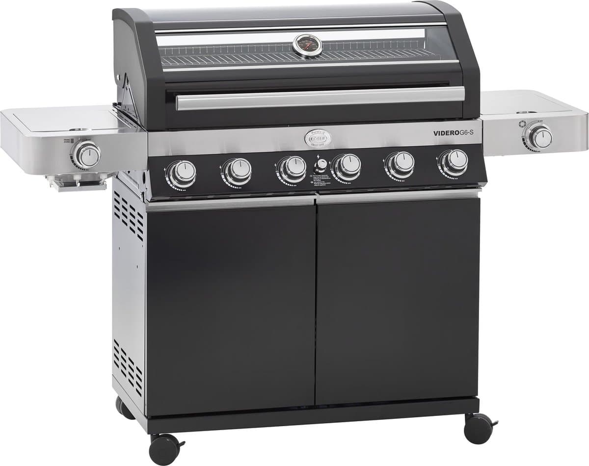 Rösle Barbecue - Barbecue Gas Videro G6-S Vario 30 mbar - Roestvast Staal - Zwart — afbeelding 1