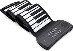 MikaMax Roll Up Keyboard - Oprolbare 61-toetsen Piano met 16 Klanken, Speaker en Travel Bag — thumbnail 3