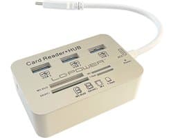 LC-Power LC-HUB-C-CR laptop dock & poortreplicator USB 3.2 Gen 1 (3.1 Gen 1) Type-C