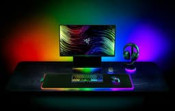 Razer Strider - Gaming Muismat - Chroma RGB 19 zones - Antislip -Zwart — thumbnail 2