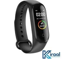 Stappenteller - Activity Tracker - Temperatuurmeter - Bloeddrukmeter - Hartslagmeter - Smartwatch - Horloge - Heren - Dames - Nederlandse Handleiding - Zonder Logo