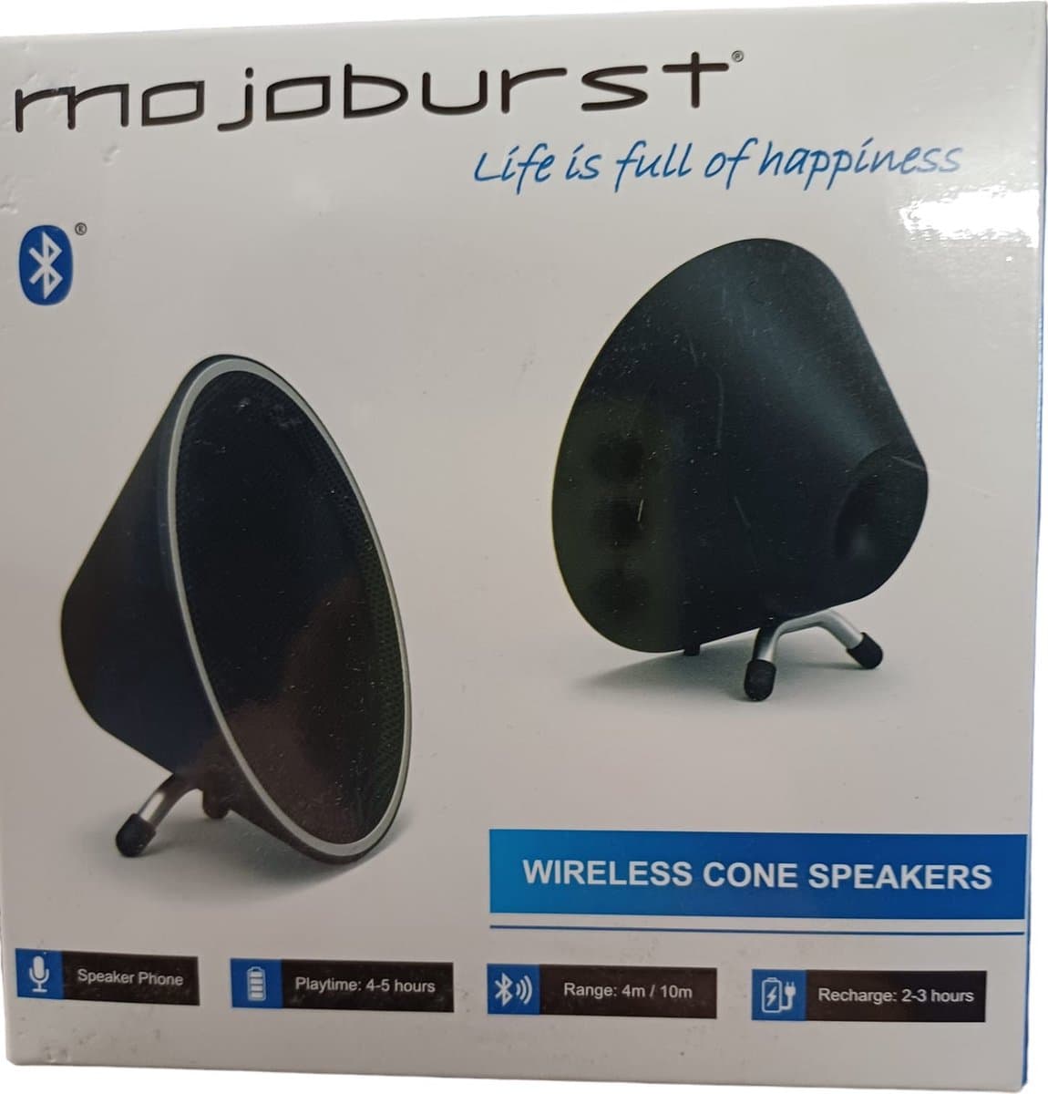 Mojoburst - Wireless Cone Speakers - Bleutooth — afbeelding 1
