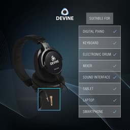 Devine PRO 2000 studio hoofdtelefoon — thumbnail 4