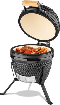 GRILLMEISTER Grill Egg keramische barbecue - Grilloppervlak: Ø26,5 cm - Temperatuurbereik: 110-370 °C — thumbnail 2