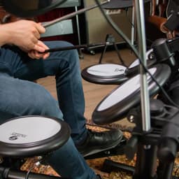 Elektronisch drumstel 6 inch - Met gratis lessen - Fazley DDK-020 - Zwart — thumbnail 3