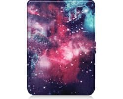 Hoesje Geschikt voor Kobo Nia Hoes Book Case - eReader Hoes Geschikt voor Kobo Nia Hoesje Book Cover - Galaxy