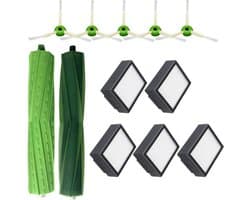 Stofzuiger Vervangingsset Geschikt Voor iRobot Roomba E5, E6, E7 & i7 - Filterset - Robot Stofzuiger Vervanging Kit - 12-Delig