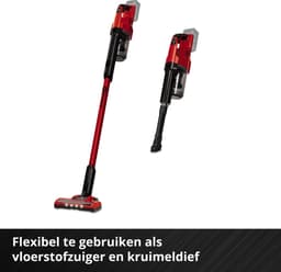 Einhell Accu Steelstofzuiger TE-SV 18 Li Solo - Power X-Change - 18 V/Li-Ion - 0,6 L reservoir - 4 LED's - Drievoudig filtersysteem - ECO/BOOST modus - Gemotoriseerd vloermondstuk - Excl. accu en lader — thumbnail 4